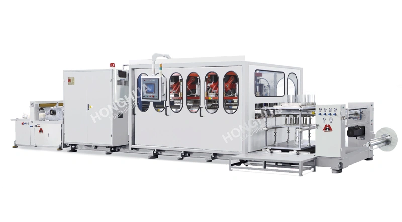 /Full Automatic Plastic Thermoforming Machine